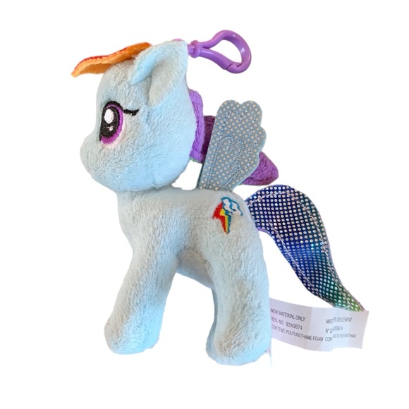My Little Pony Rainbow Dash Plush Keychain - Picture 4 of 6